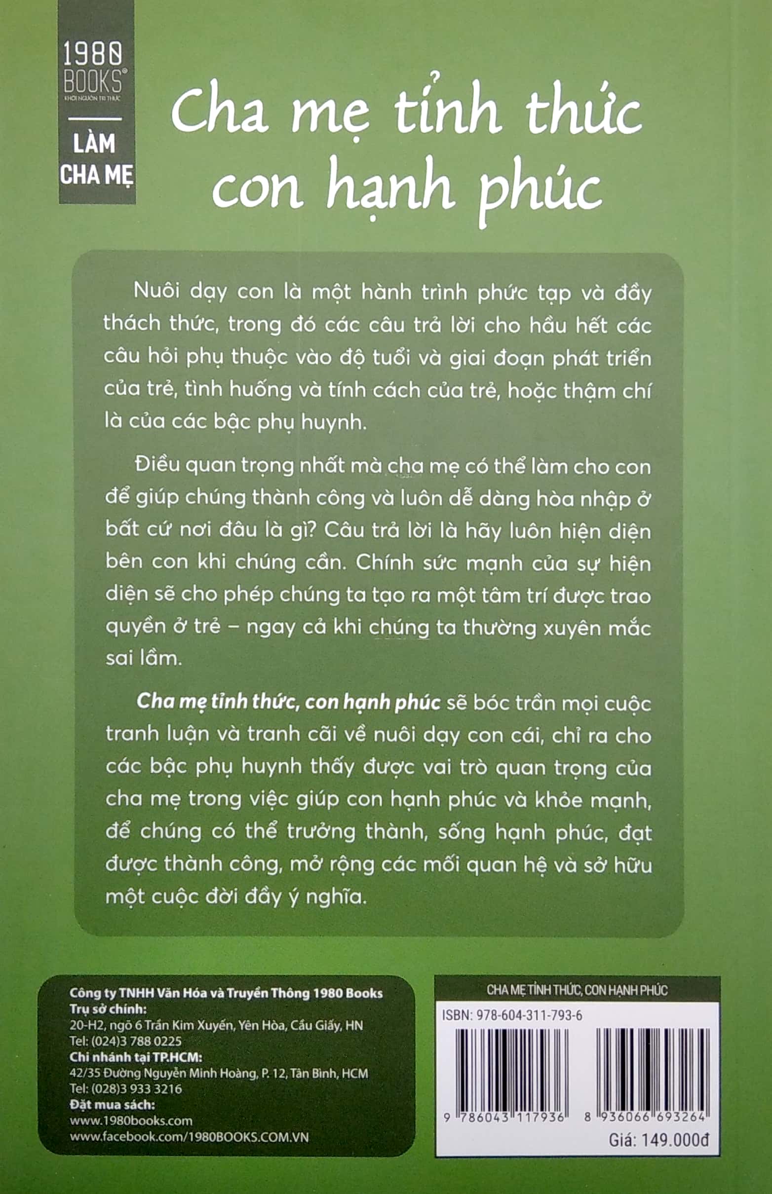 Sách: Cha mẹ tỉnh thức, con hạnh phúc (1980BOOKS HCM)