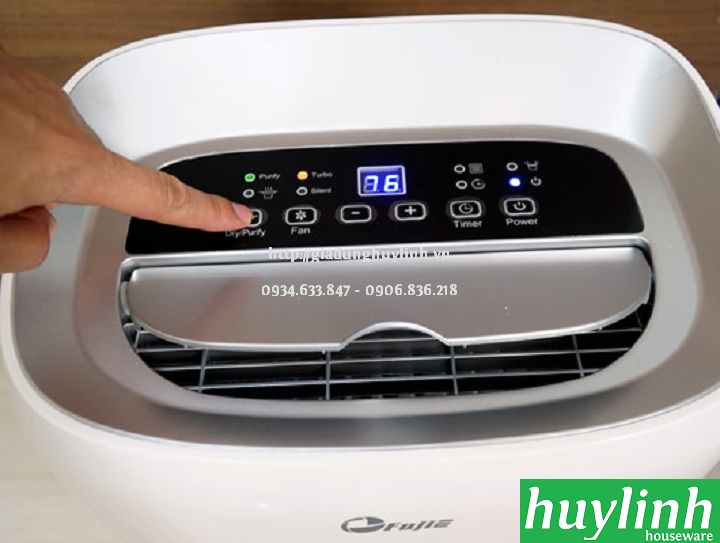 [HCM][Trả góp 0%]Máy hút ẩm dân dụng Fujie HM-918EC - 18 lít/ngày