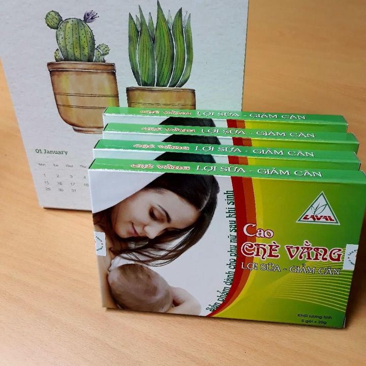 Cao chè vằng Lava giảm cân, lợi sữa [Hộp 5 gói]