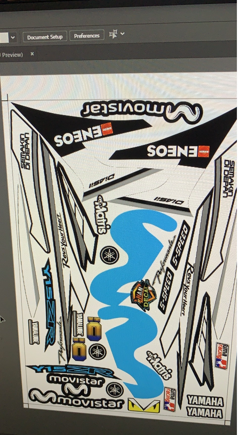 Tem exciter 150 xanh đen movi