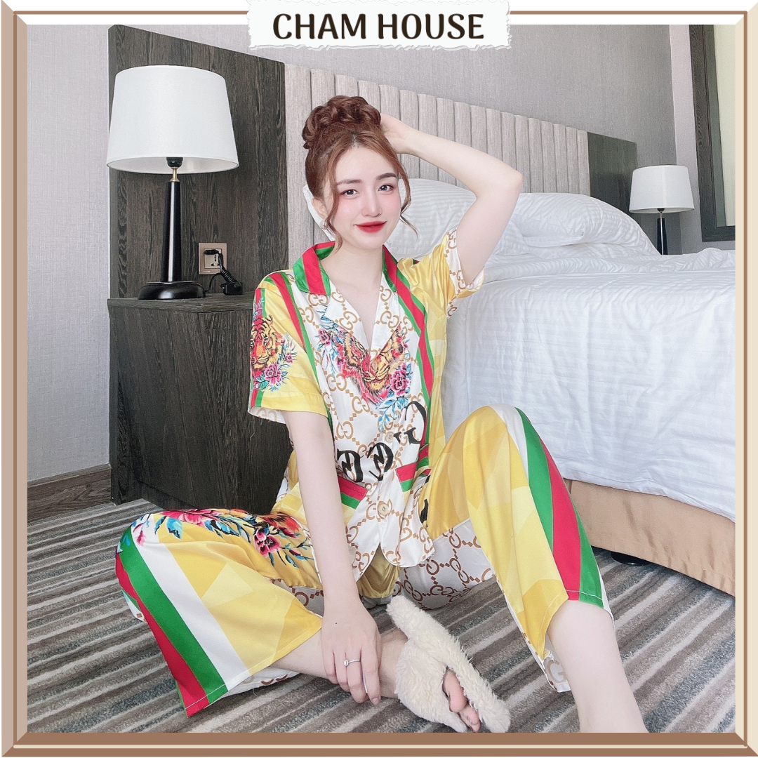 Pyjama nữ Đồ bộ mặc nhà Lụa Tơ Tằm Thiết kế cao cấp Cham House