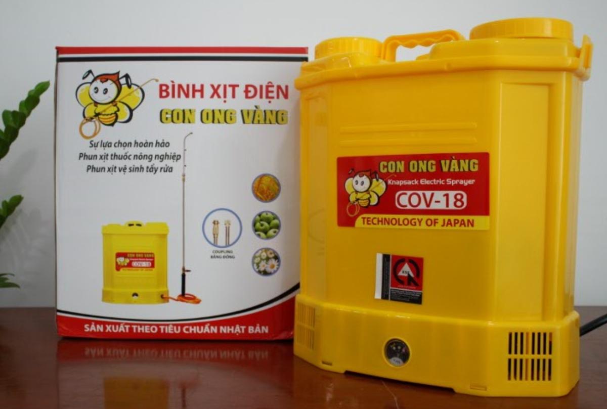 [HCM]Bình xịt điện 18 lít con ong vàng COV 18d