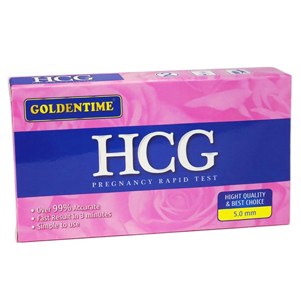 Combo 3 test thử thai chính xác Que thử thai nhanh Goldentime HCG que thử thai phát hiện sớm hộp 1 bộ