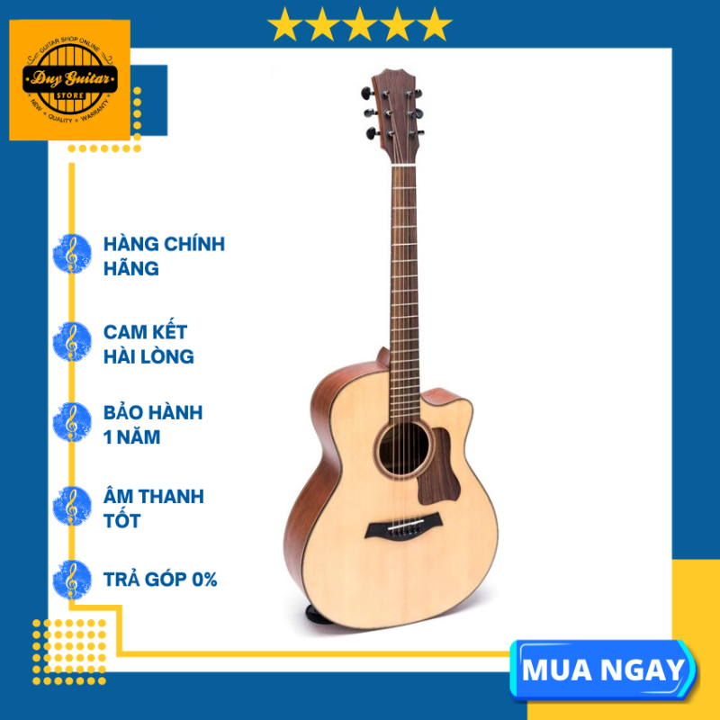 [Trả góp 0%]Đàn guitar Acoustic DT350 NAT - Duy Guitar Store - Đàn ghitar âm thanh tốt gỗ chọn lọc