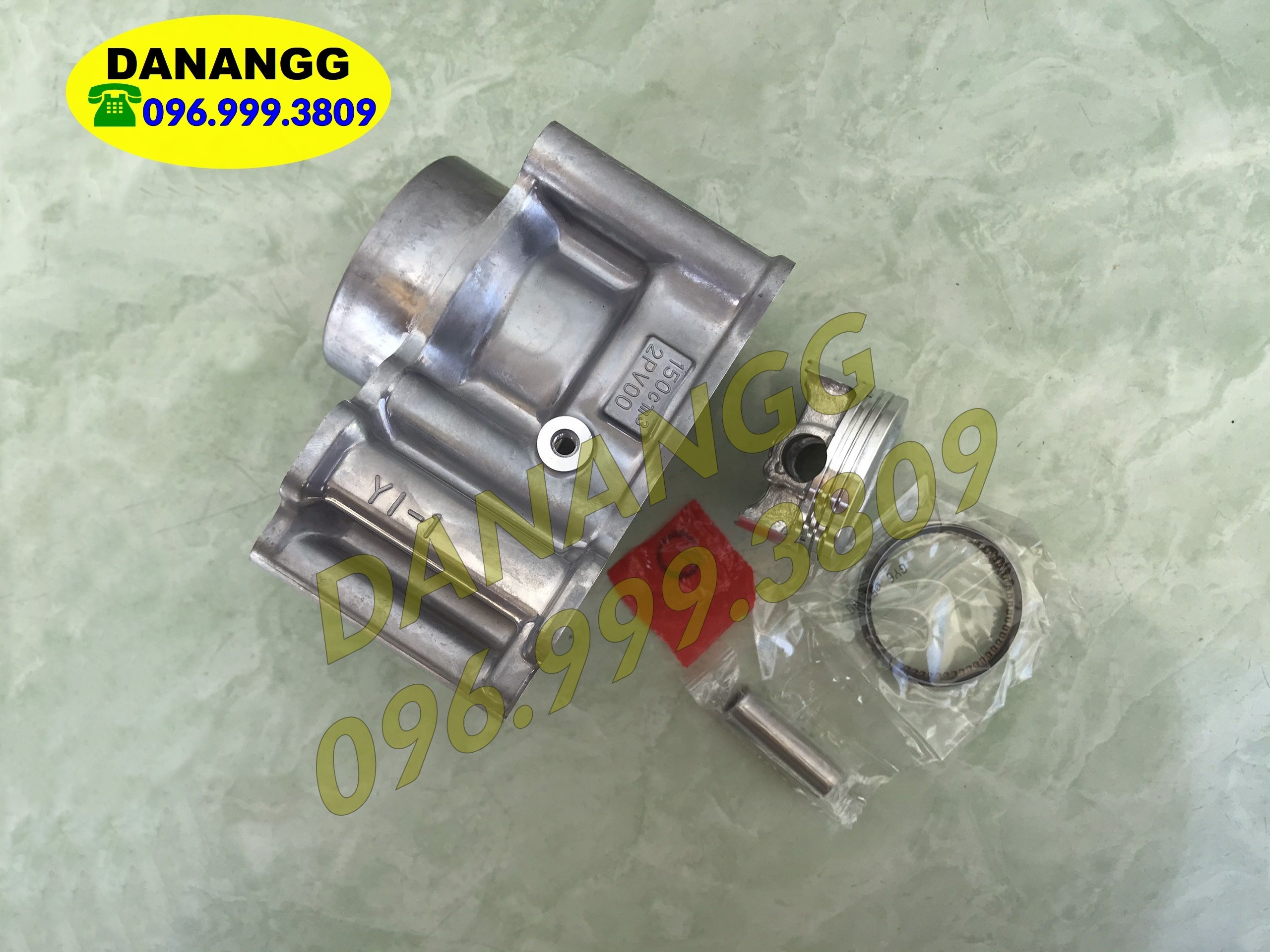 Bộ nòng xi lanh Exciter 150 có đầy đủ quả xắc măng ắc