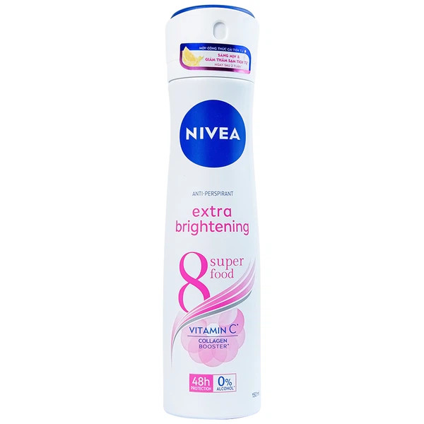 Xịt khử mùi nữ nivea extra 150ml