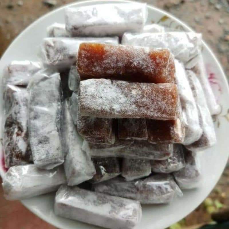 (FREESHIP) 1Kg Kẹo gừng dẻo phấn ( kẹo da trâu) ít ngọt
