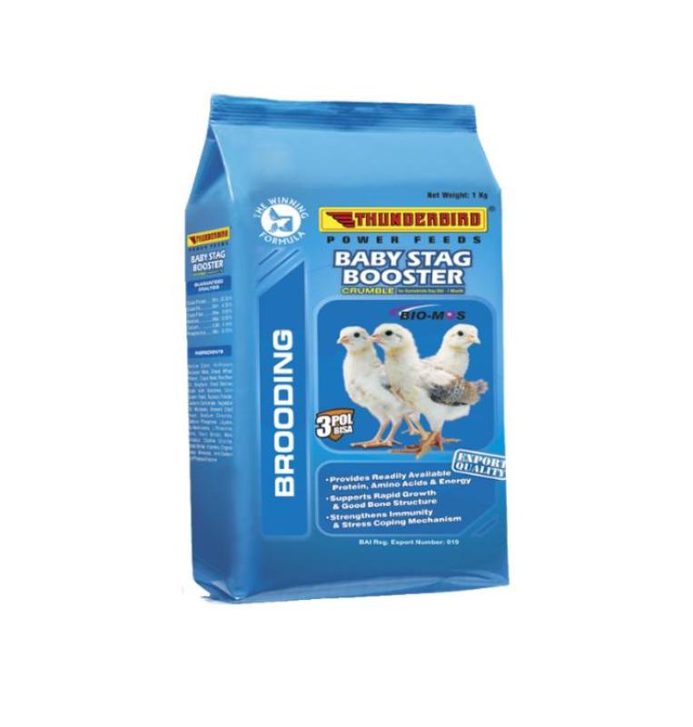 Cám gà đá Baby Stag (1kg) - Pet Food Store.
