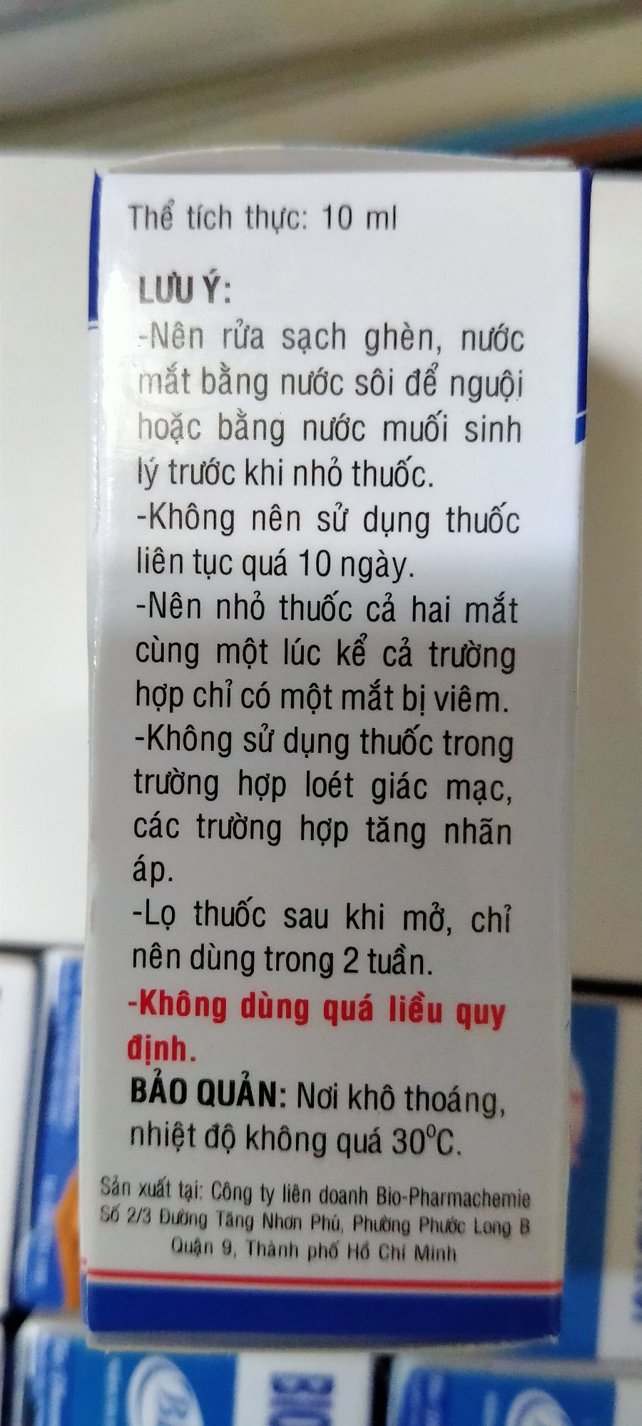 nhỏ mắt gèn, chảy nước, đỏ sưng gentadrop 2 lọ x10ml