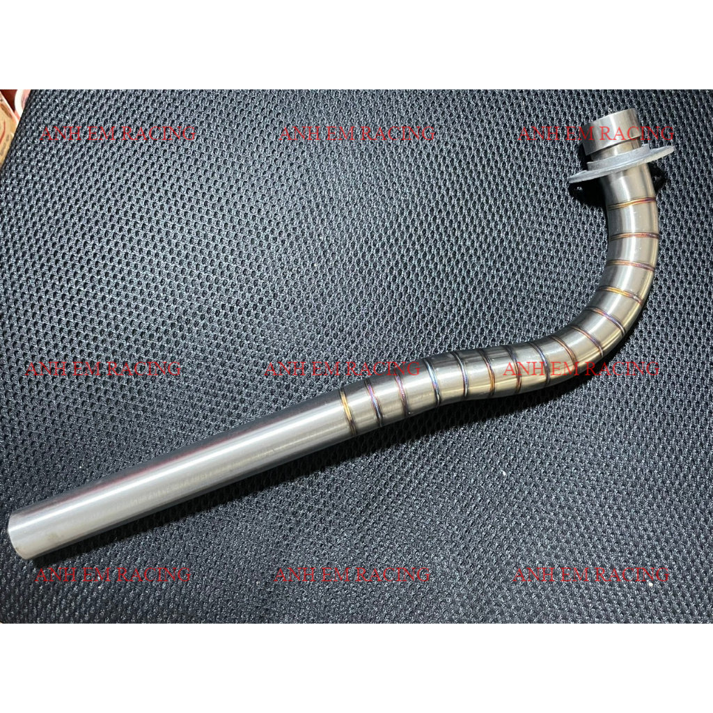 Cổ pô inox tích sâu hàn pô zin wave nhỏ dream