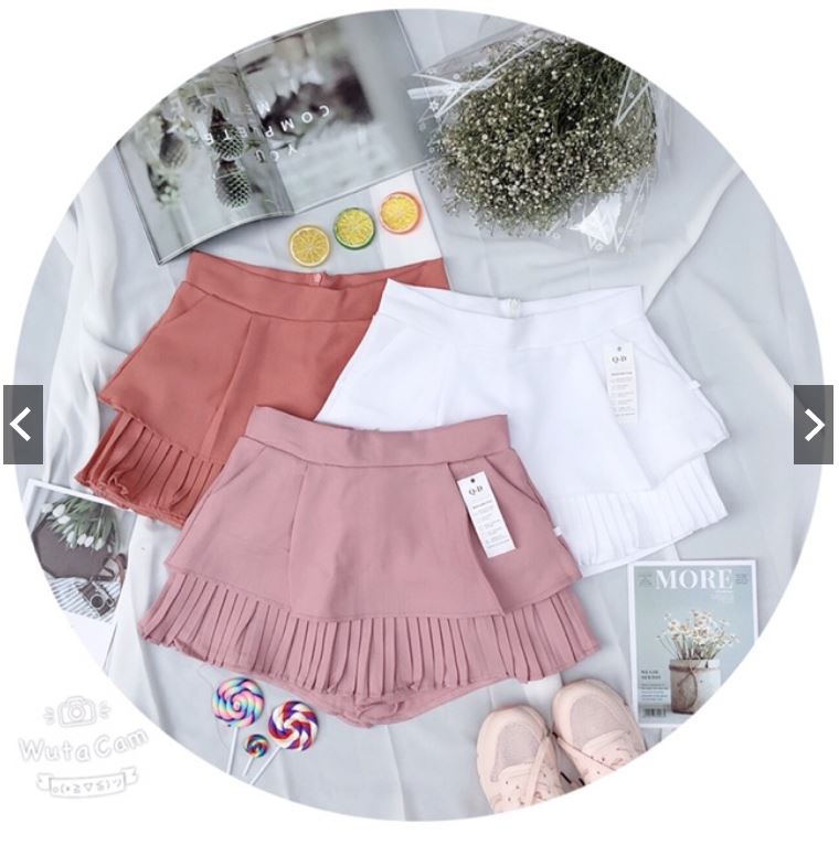 Chân váy 2 tầng siêu dễ thương hot trend