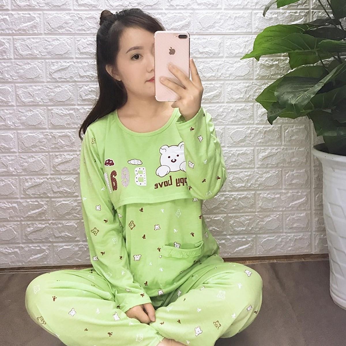 Bộ Đồ Bầu , Bộ Đồ Sau Sinh Cho Con Bú
