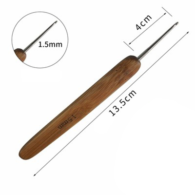 Kim móc len cán tre thiên nhiên lẻ size 1.0mm đến 6.0mm
