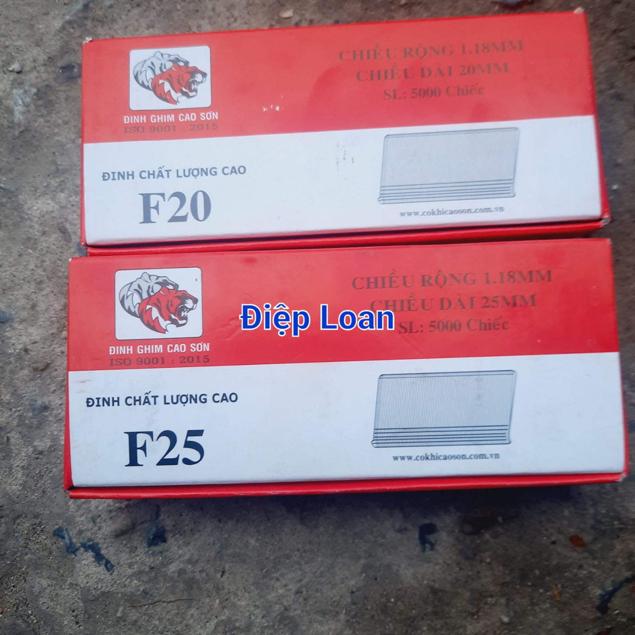Đinh bắn gỗ f20, f25,f30