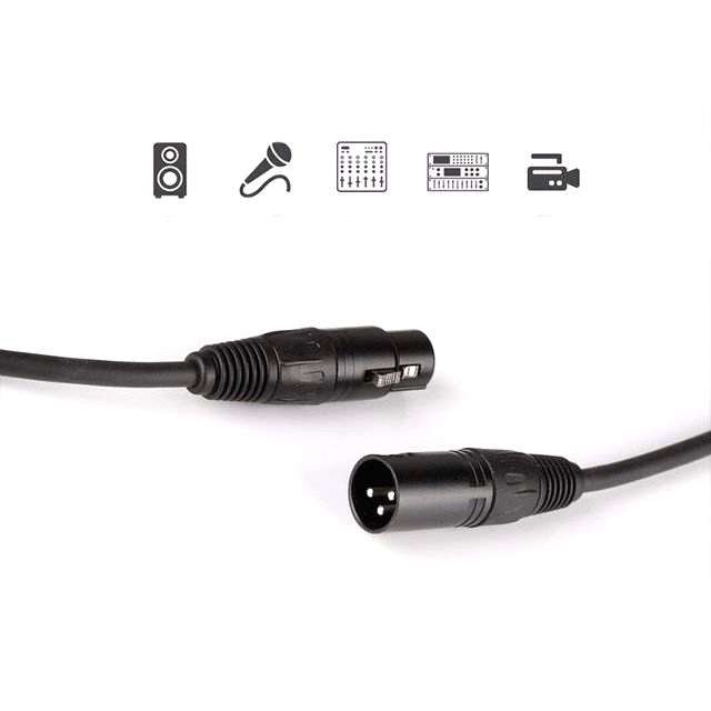 Cáp âm thanh cổng XLR(đực) - XLR(cái) cao cấp Soundking B07