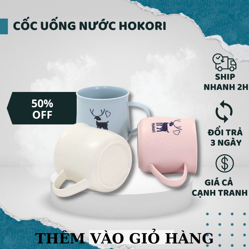 Cốc uống nước Hokori 350ml