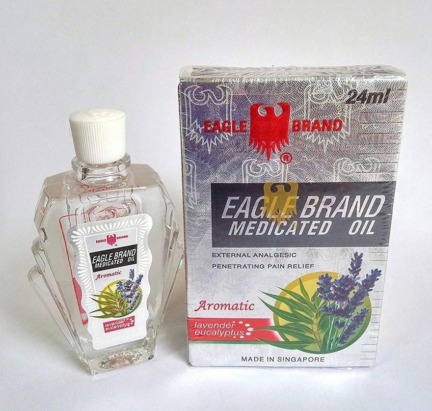 [HCM](1 lốc 12 chai) Dầu Gió Xanh Trắng Vàng Con Ó Eagle Brand 24ML