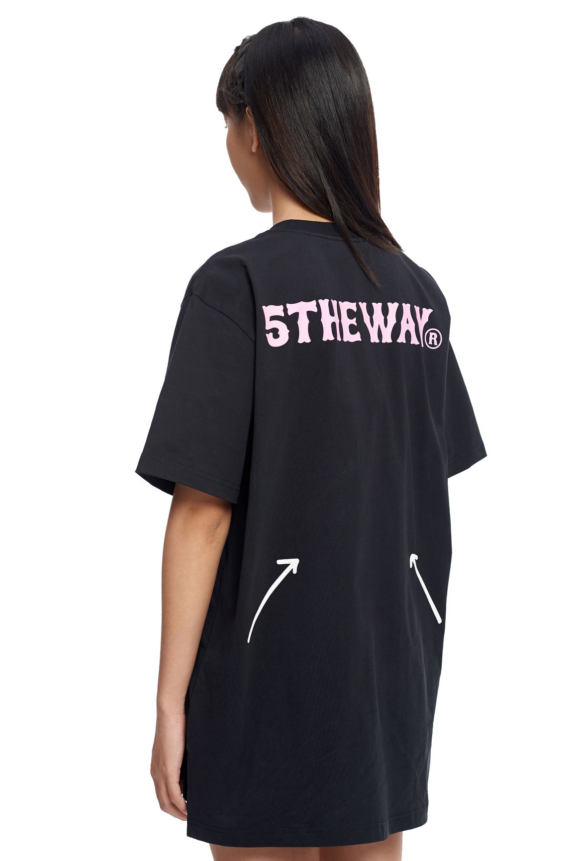 5THEWAY® /painting/ SQUARE TEE™ in BLACK aka Áo Thun ĐEN