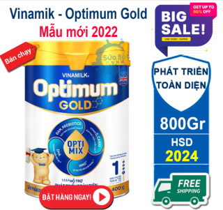 SỮA BỘT OPTIMUM GOLD 1 LON 800G  Dành cho trẻ từ 0 - 6 tháng thumbnail