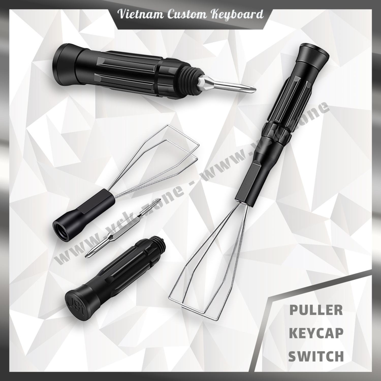 Puller VCK | Dụng Cụ Tháo Keycap - Tháo Switch | 2in1 - 3in1 - Tua Vít - KeyPuller - Switch Puller | VCK