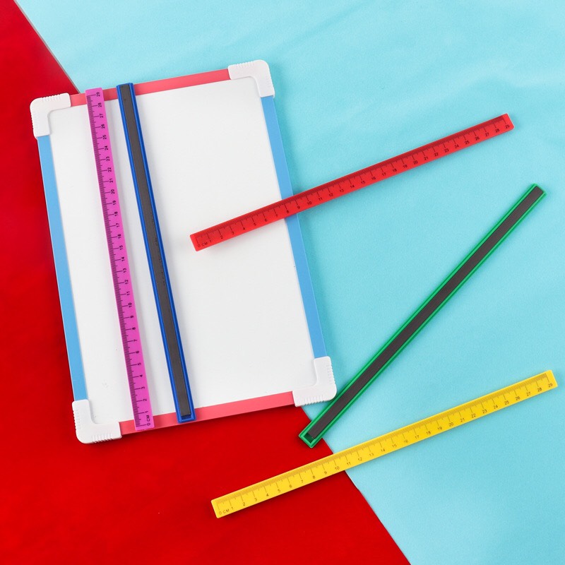 Thước Kẻ Nam Châm Chặn Giấy 30Cm