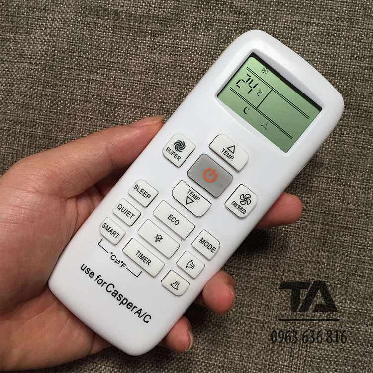 Remote máy lạnh Casper ✔ Điều khiển điều hòa Casper