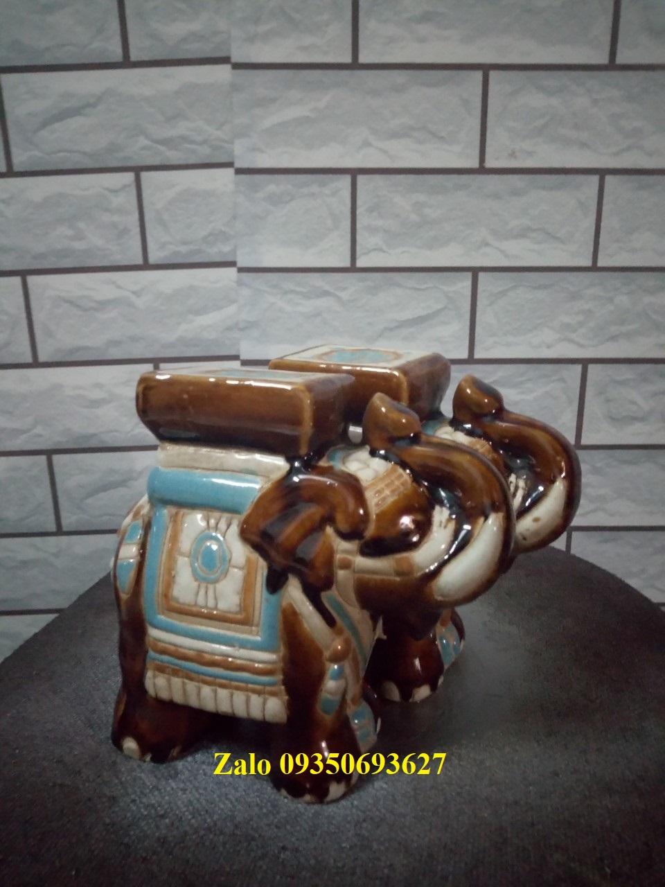 Cặp chân voi cao 17 cm