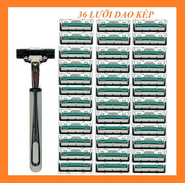[HCM][ SIÊU TIẾT KIỆM ]BỘ DAO CẠO RÂU 36 LƯỠI