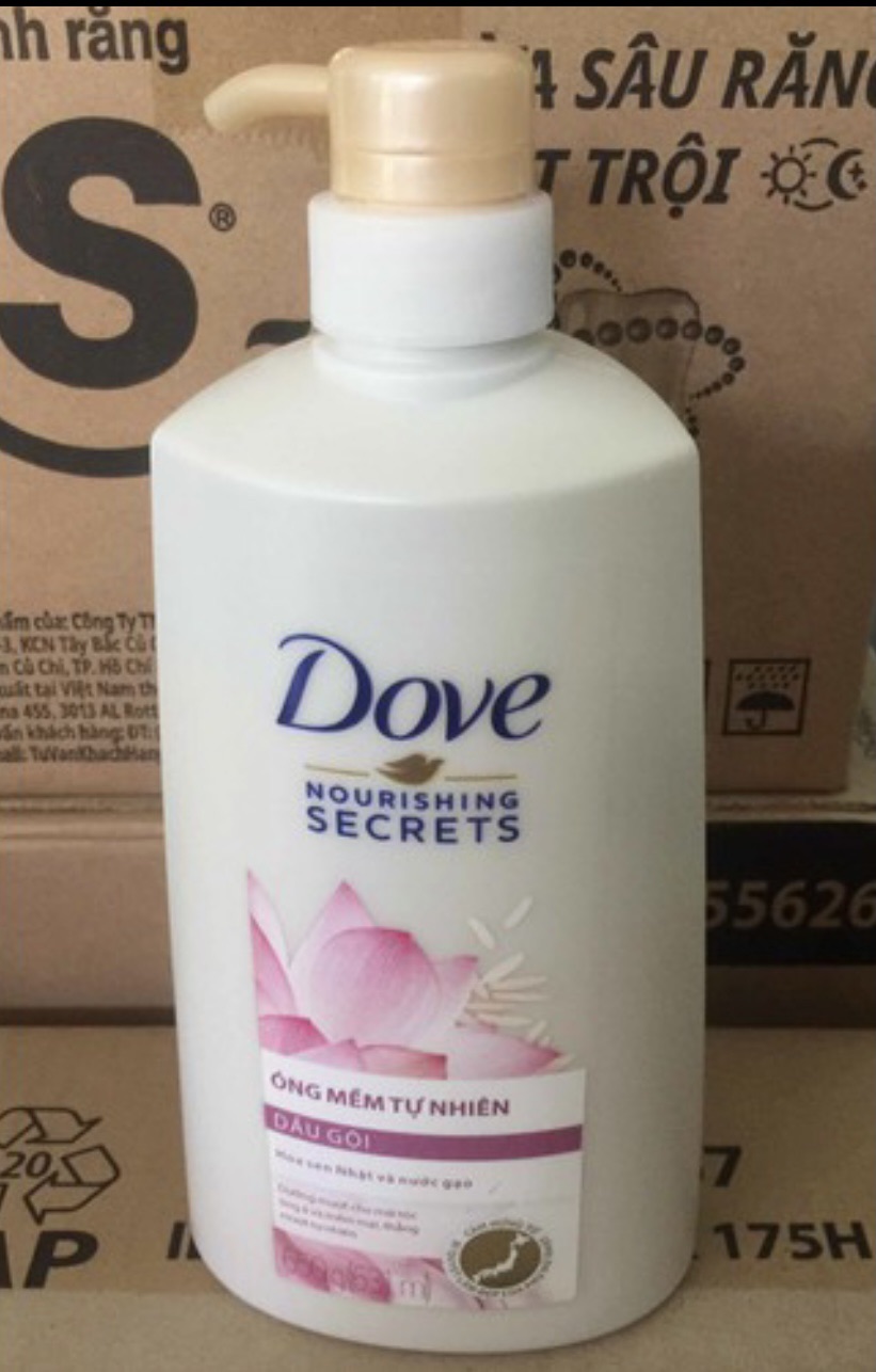 Dầu Gội Dove Hoa Sen Nhật 650g