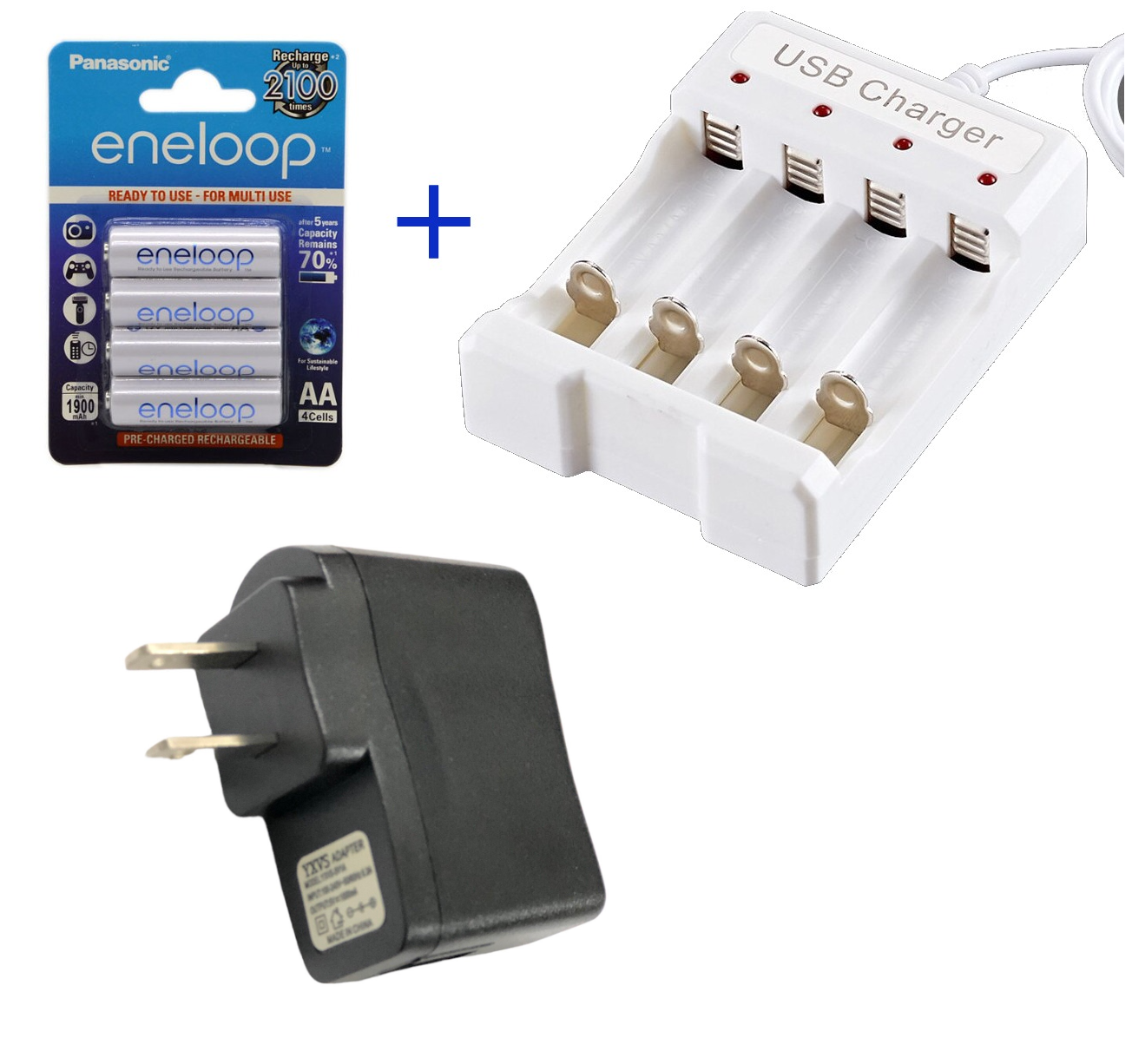 [Vỉ 4 viên] PIN Sạc Panasonic AA Eneloop 4 viên 1900 mAh - 2100 lần sạc (hàng chuẩn)