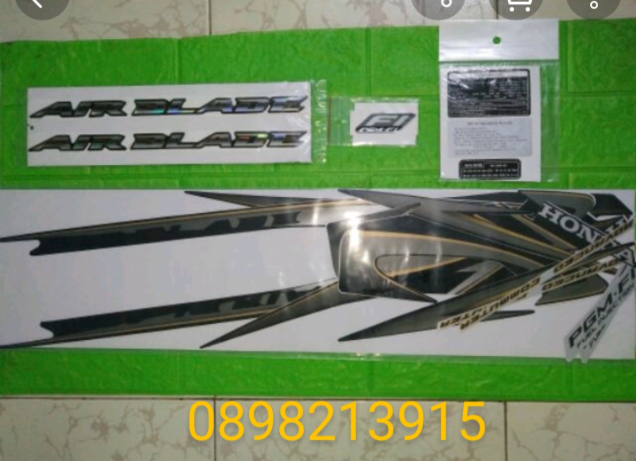 Trọn bộ tem Airblade Fi 2010 màu đen