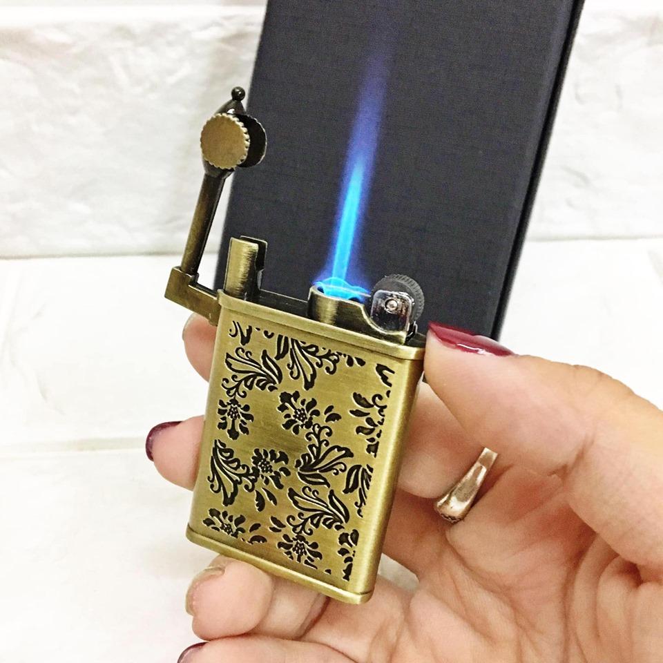 [HCM]BẬT LỬA KHÒ CHIEF KHẮC HOA VĂN LỬA HỎA TIỄN - (XÀI GAS)