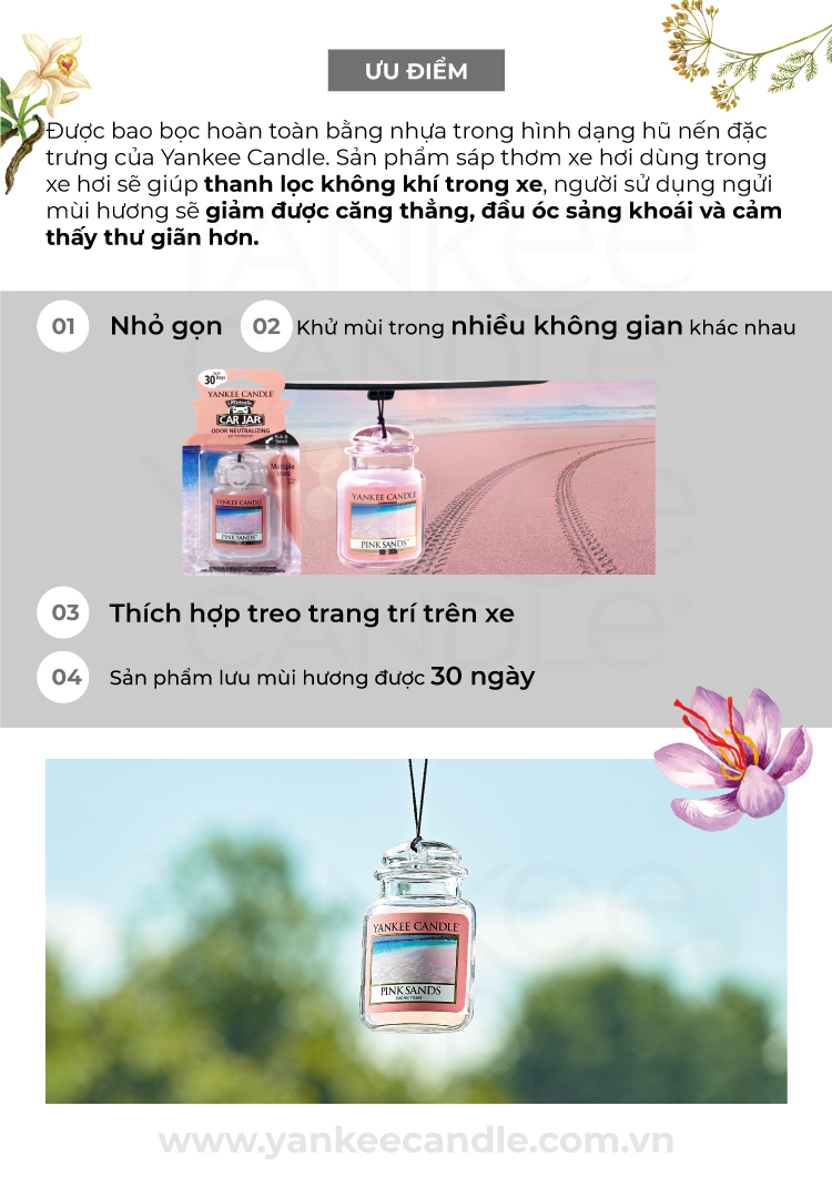 Sáp thơm xe Yankee Candle - Macintosh
