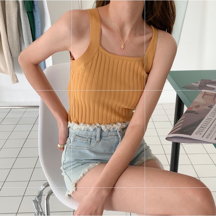 Áo thun ba lỗ nữ thời trang full màu