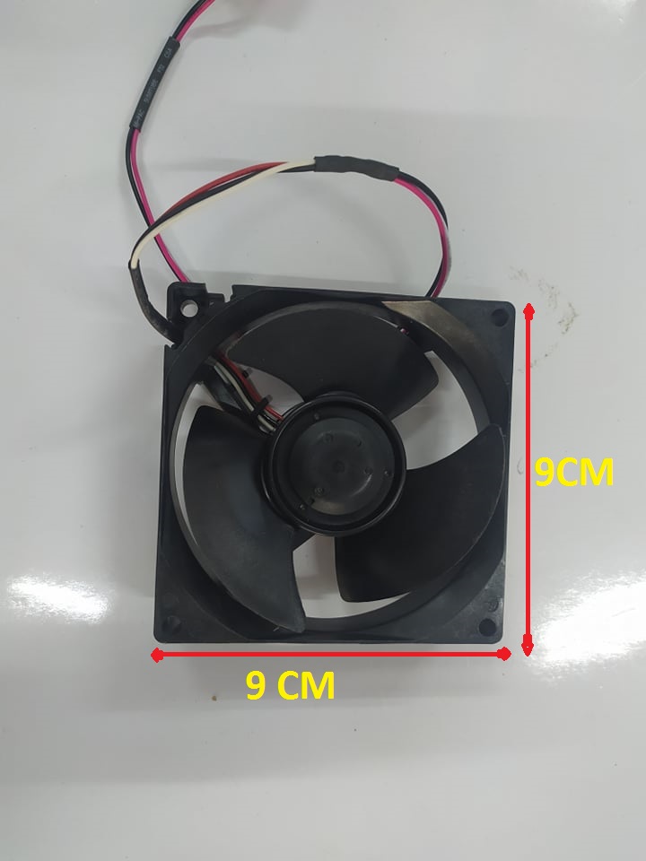 Quạt tủ lạnh samsung 3 dây kích thước 9x9cm
