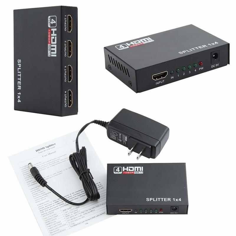 Bộ chia tín hiệu HDMI từ 1 cổng vào 4 cổng ra