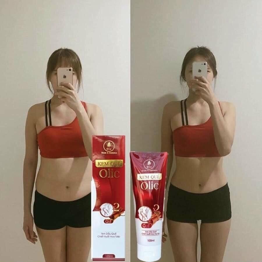 Tan Mỡ Olic Kem Quế Olic Tặng Thước dây