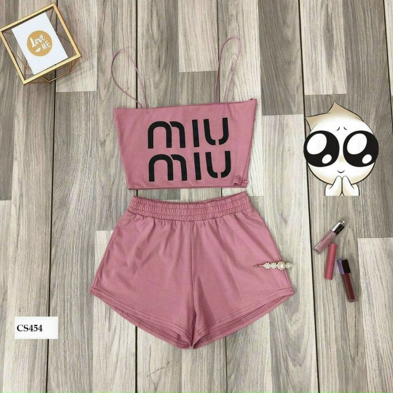 Sét bộ đùi 2 dây miu miu cực xinh.🎀