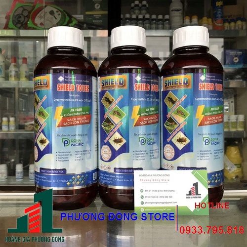Thuốc diệt muỗi SHIELD 101EC  hiệu quả, giá tốt - chai nhựa 1 lít