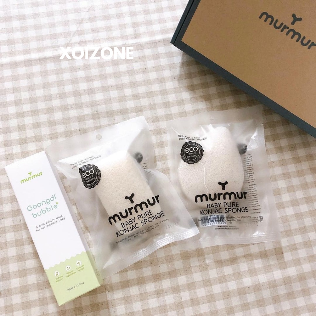 Bông Tắm Hữu Cơ Murmur Organic Made In Korea