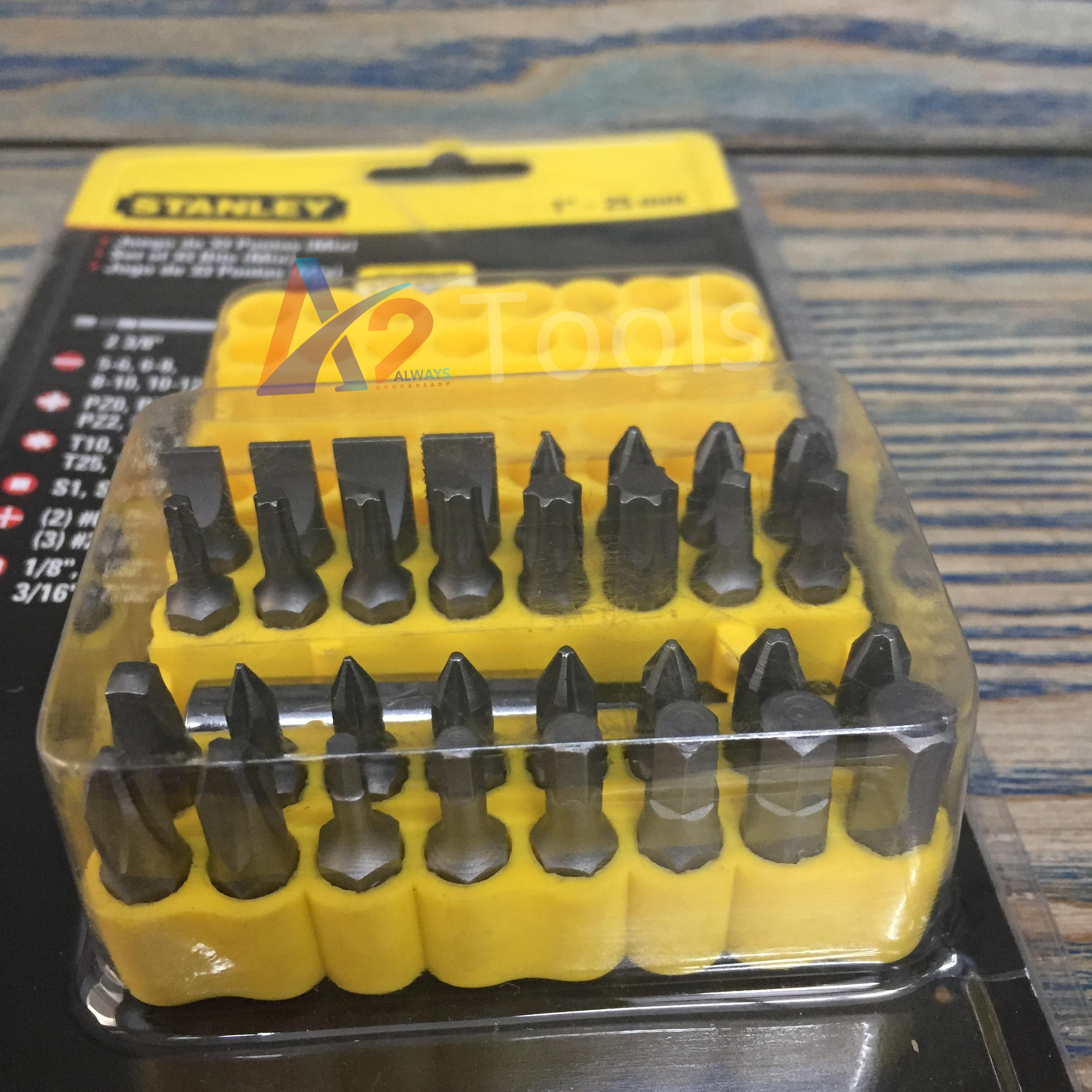 33 chi tiết Bộ đầu vít Stanley 68-072