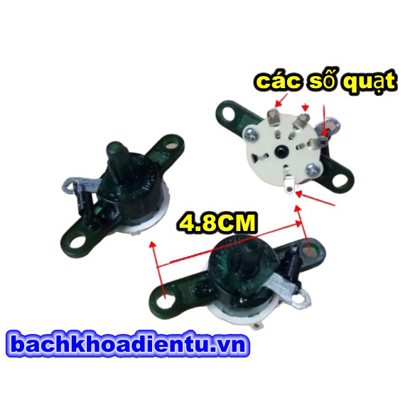 Công tắc quạt treo tường 3 số 4.8cm chất lượng tốt (1 chiếc)