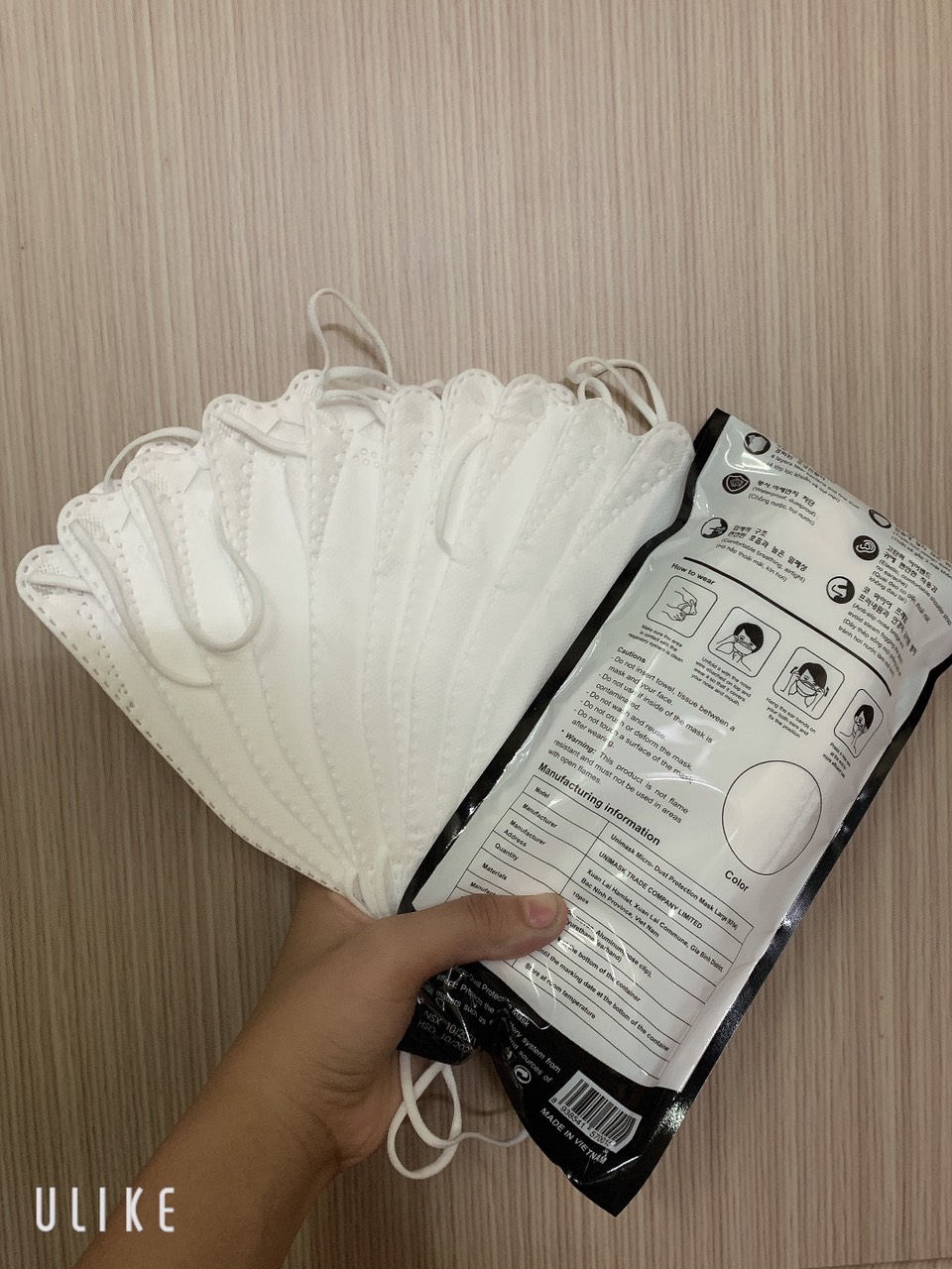 [ Combo 50c ] Khẩu Trang 4D KF94 CHÍNH HÃNG UNIMASK