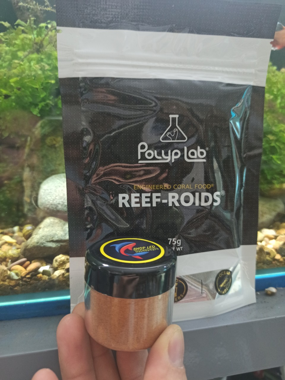 Thức ăn san hô reef roids polyp lab -tăng màu và tăng trưởng cho san hô-thức ăn hàng đầu cho san hô trong bể cá biển