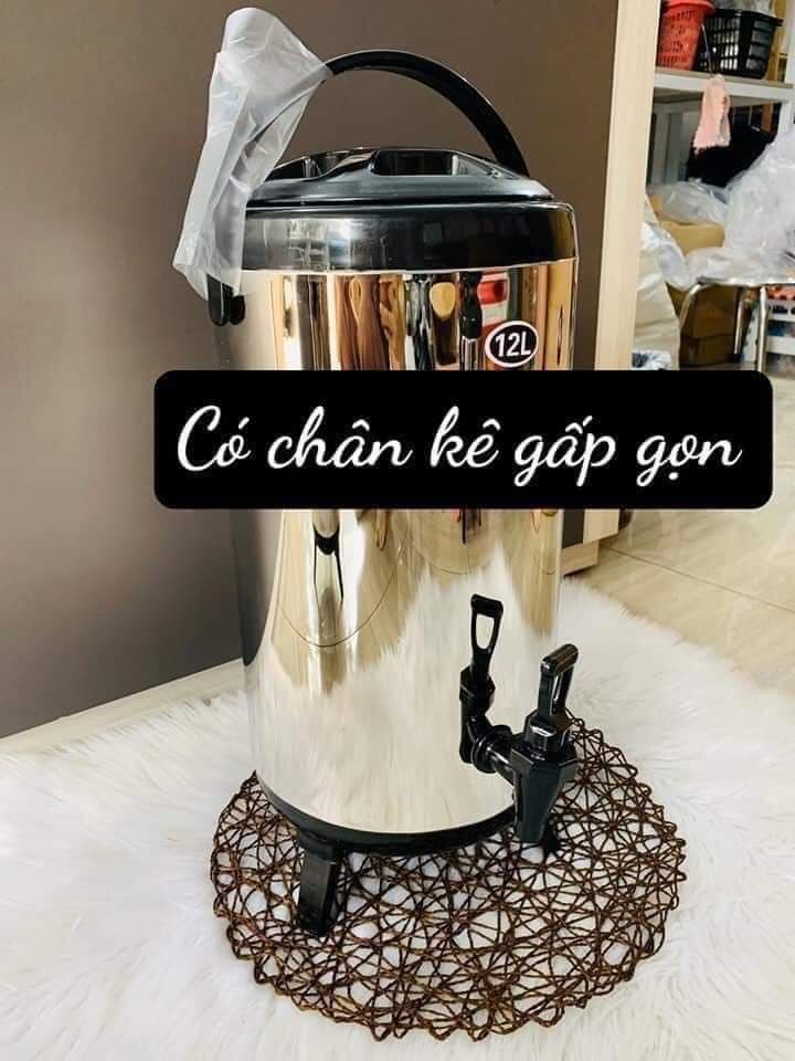 BÌNH GIỮ NHIỆT Ủ TRÀ SỮA INOX từ 8L