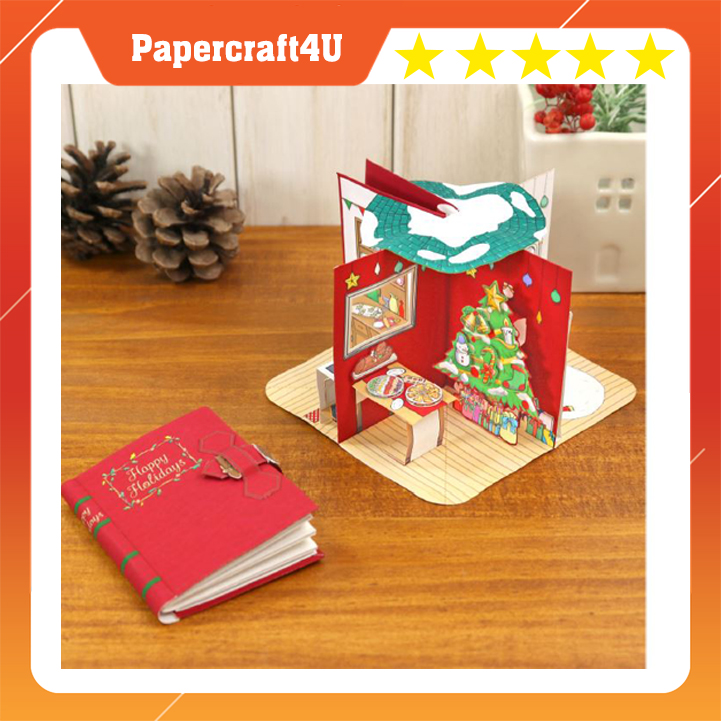 Mô hình giấy Giáng sinh Kì nghĩ Noel