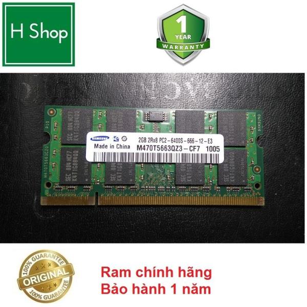 Bảng giá Ram laptop DDR2 2GB bus 800 - 6400s hiệu SAMSUNG bảo hành 1 năm Phong Vũ