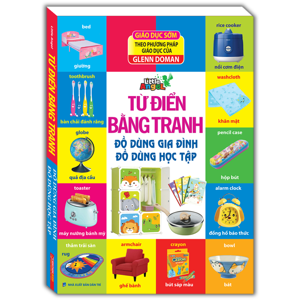 Sách - Từ điển bằng tranh - Đồ dùng gia Đình, Đồ dùng học tập