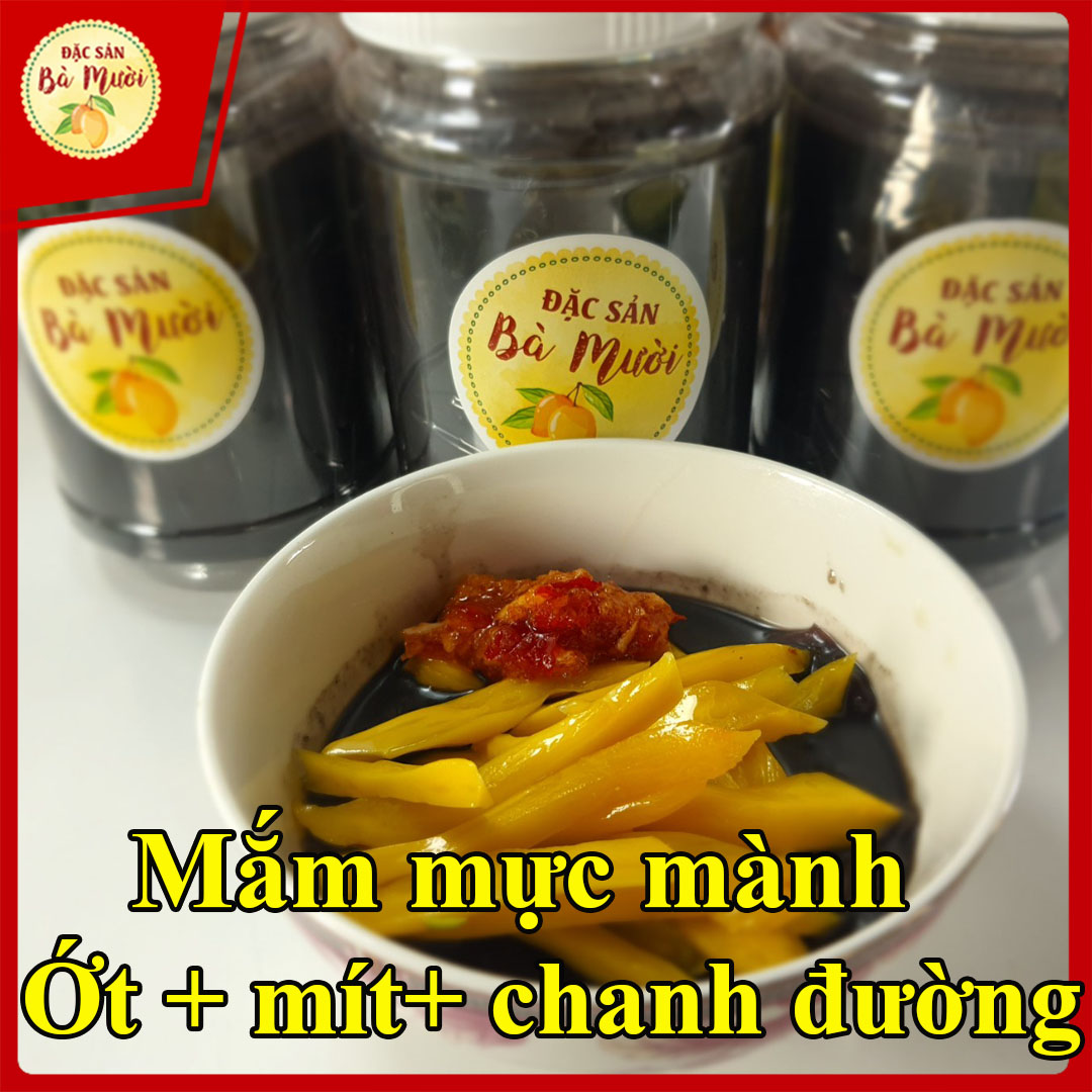 Mắm mực mành Bình Định (500g) - Đặc Sản Bà Mười