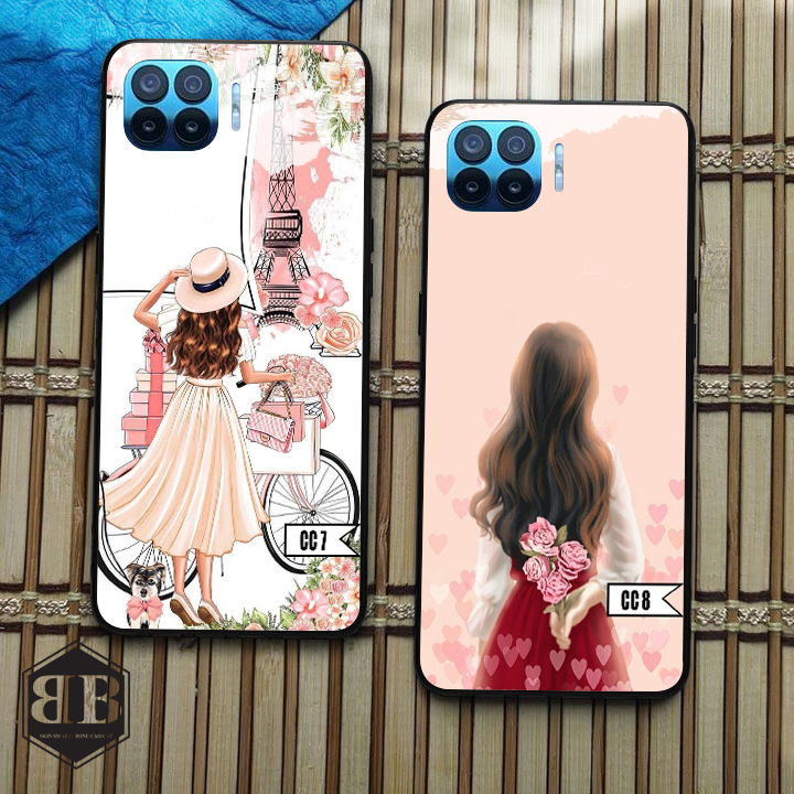 Ốp lưng kính cường lực oppo f17 pro / a93 chất tốt